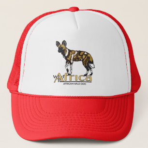 Afrikanischer Wildhund. Wildes Afrika Truckerkappe