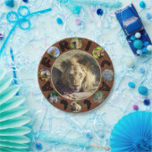 Afrikanischer Wildtierkreislauf Pappteller (Party)