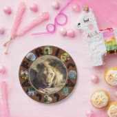 Afrikanischer Wildtierkreislauf Pappteller (Party)