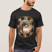 Afrikanischer Wildtierzirkel T-Shirt (Vorderseite)
