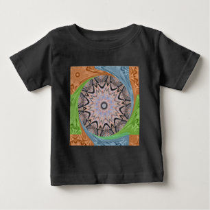 Afrikanischer Wirbel Kunstprint Baby T-shirt