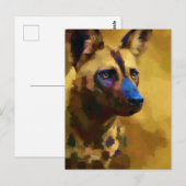 Afrikanischer Wunderhund Postkarte (Vorne/Hinten)