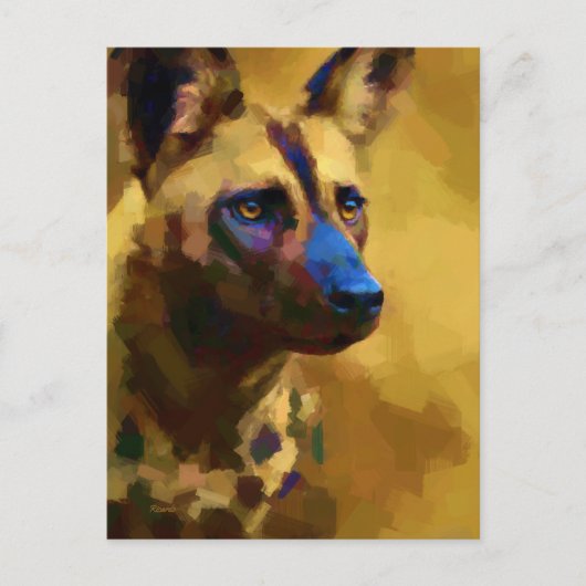 Afrikanischer Wunderhund Postkarte (Vorderseite)