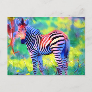 Afrikanischer Zebra Postkarte
