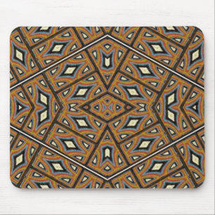 Afrikanischer Ziegel-Kaleidoskop Mousepad