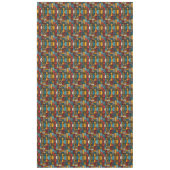 Afrikanisches Abstraktes Blocktablett Tischdecke (Vorderseite)