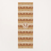 Afrikanisches Adinkra-Stammesmuster Yogamatte (Vorderseite)