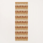 Afrikanisches Adinkra-Stammesmuster Yogamatte (Rückseite)