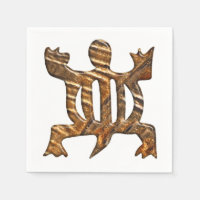 Afrikanisches Adinkra-Symbol für Anpassungsfähigke