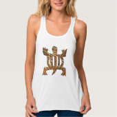 Afrikanisches Adinkra-Symbol für Anpassungsfähigke Tank Top (Vorderseite)
