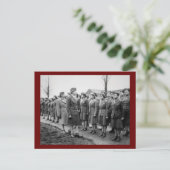 Afrikanisches amerikanisches Büro Inspektoren Postkarte (Stehend Vorderseite)