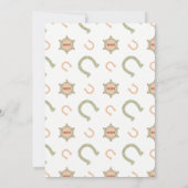 Afrikanisches amerikanisches Cowgirl auf Pferden G Einladung (Rückseite)