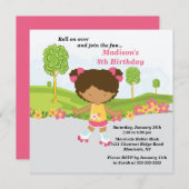 Afrikanisches amerikanisches einladung (Vorne/Hinten)