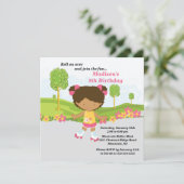 Afrikanisches amerikanisches einladung (Stehend Vorderseite)