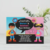 Afrikanisches amerikanisches einladung (Stehend Vorderseite)