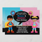 Afrikanisches amerikanisches einladung (Vorne/Hinten)