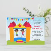 Afrikanisches amerikanisches einladung (Stehend Vorderseite)