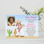 Afrikanisches amerikanisches einladung (Stehend Vorderseite)