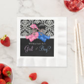 Afrikanisches amerikanisches Geschlecht offenbart Serviette (Beispiel)