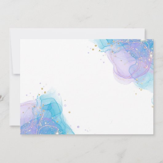 Afrikanisches amerikanisches Mermaid-Foto Geburtst Einladung (Rückseite)