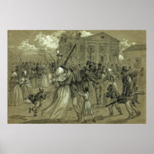 AFRIKANISCHES AMERIKANISCHES SOLDAT-ZUHAUSE vom Poster