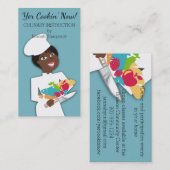 Afrikanisches amerikanisches visitenkarte (Vorne/Hinten)