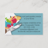 Afrikanisches amerikanisches visitenkarte (Rückseite)