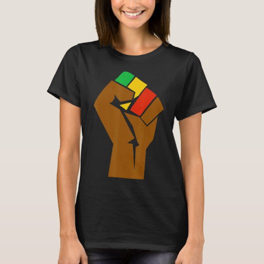 Afrikanisches amerikanisches Volk der schwarzen Ge T-Shirt (Vorderseite)