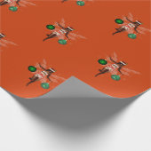 Afrikanisches amerikanisches Weihnachtsgebäck Geschenkpapier (Ecke)