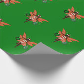 Afrikanisches amerikanisches Weihnachtsgebäck Geschenkpapier (Ecke)