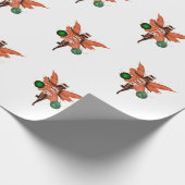 Afrikanisches amerikanisches Weihnachtsgebäck Geschenkpapier (Ecke)