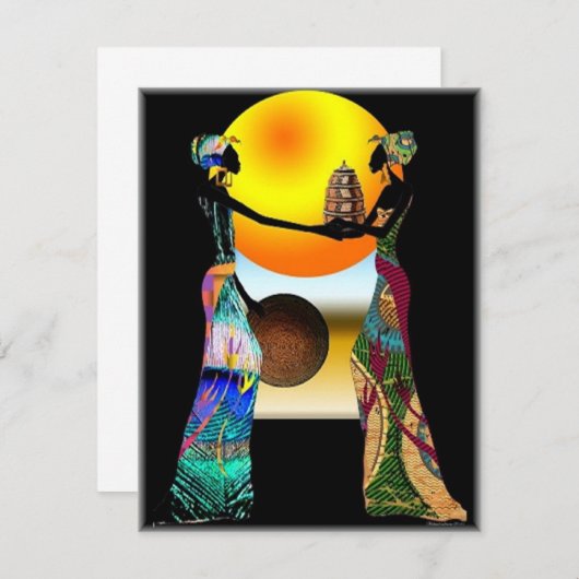 Afrikanisches Angebot (Vorne/Hinten)