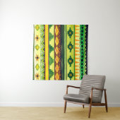 Afrikanisches Aquarellmuster Wandteppich (Beispiel (Horizontal))