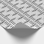 Afrikanisches Arrow-Mud-Design Geschenkpapier (Ecke)