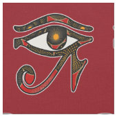 Afrikanisches Auge des Horus Stoff (Nahaufnahme)