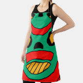 Afrikanisches Beängstigendes Stammesgebiet Schürze (InSitu)