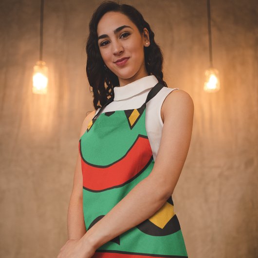 Afrikanisches Beängstigendes Stammesgebiet Schürze