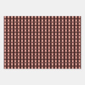 Afrikanisches Beige Retro Geometrisch Geschenkpapier Set (Vorderseite 3)