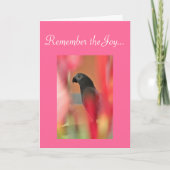 Afrikanisches Beileid Karte (Vorderseite)