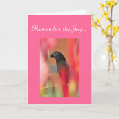 Afrikanisches Beileid Karte (Gelbe Blume)