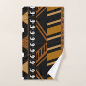 Afrikanisches Bogolan Design Towel Set (Handtuch)