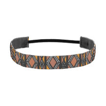 Afrikanisches Bogolan-Headband für Großkorn-Narben