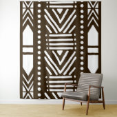 afrikanisches Bogolan-Tapestry Wandteppich (Beispiel)