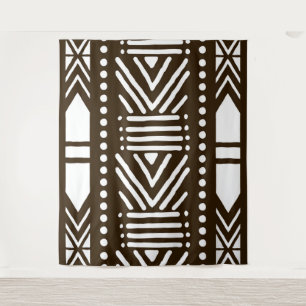 afrikanisches Bogolan-Tapestry Wandteppich