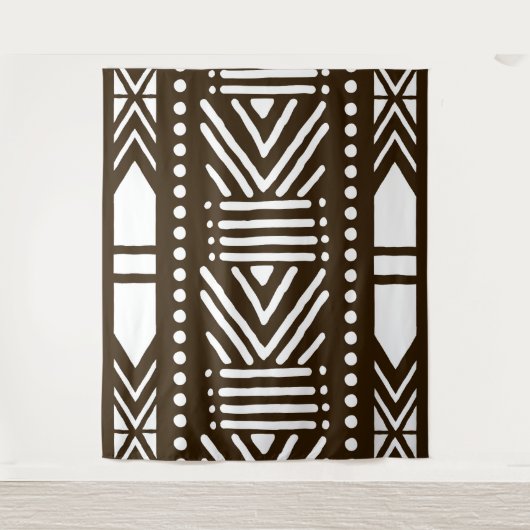 afrikanisches Bogolan-Tapestry Wandteppich (Vorderseite)