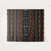 afrikanisches Bogolan-Tapestry Wandteppich (Vorderseite (Horizontal))