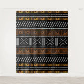 afrikanisches Bogolan-Tapestry Wandteppich (Vorderseite)
