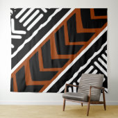 afrikanisches Bogolan-Tapestry Wandteppich (Beispiel (Horizontal))