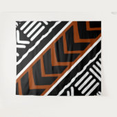 afrikanisches Bogolan-Tapestry Wandteppich (Vorderseite (Horizontal))