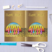 Afrikanisches Dekorpapier Seidenpapier (Handwerk)